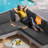 Outdoor Patio L-Shaped Sectional Conversation Set with Cushions, Modern Open-Weave Wicker Sofa Seating for Backyard, Garden & Deck-1982511972-2010842561