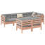 63.5cm Wide Patio Sofa with Cushions