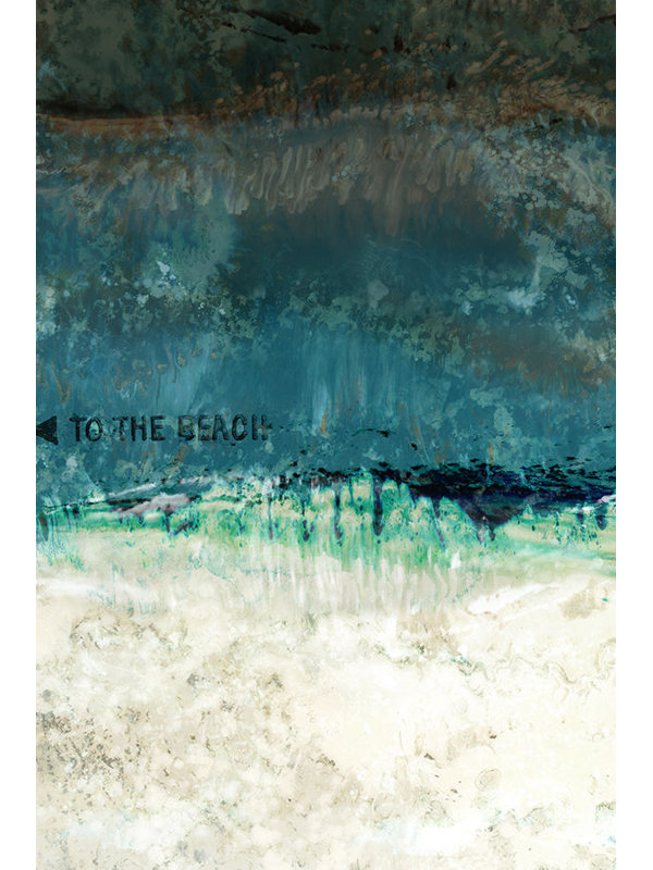 «Beach Time» par Sofia Fox - impression, H 60 po x l 40 po, Extérieur