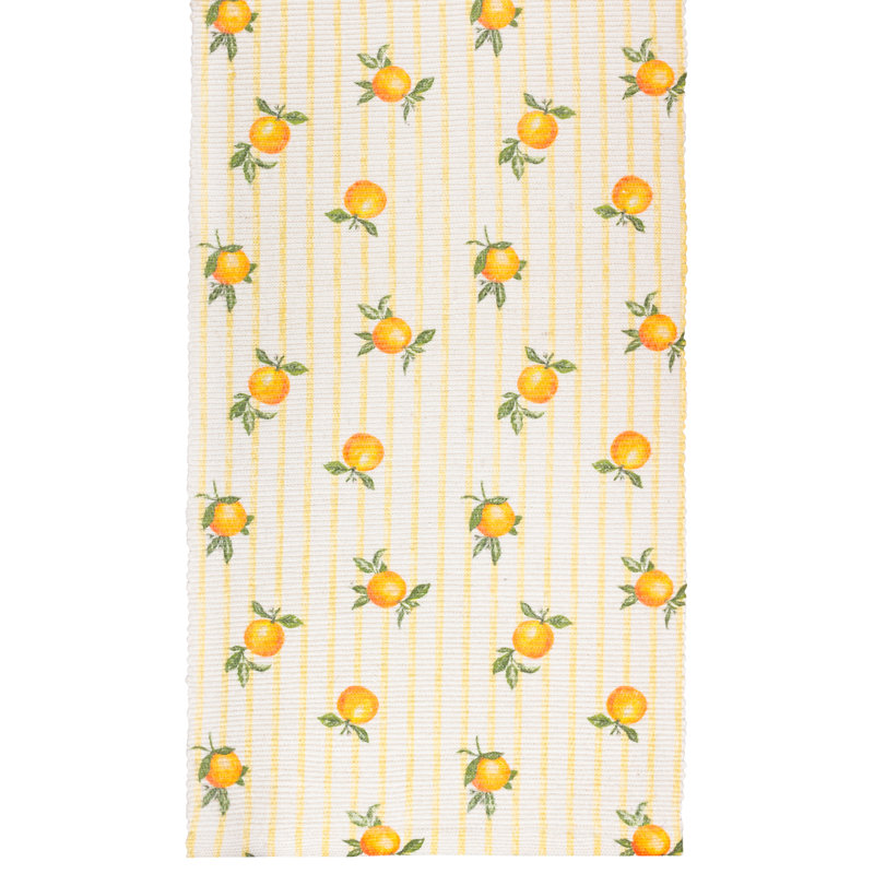 Fruits Oranges Indoor/Outdoor Table Runner, 180cm L