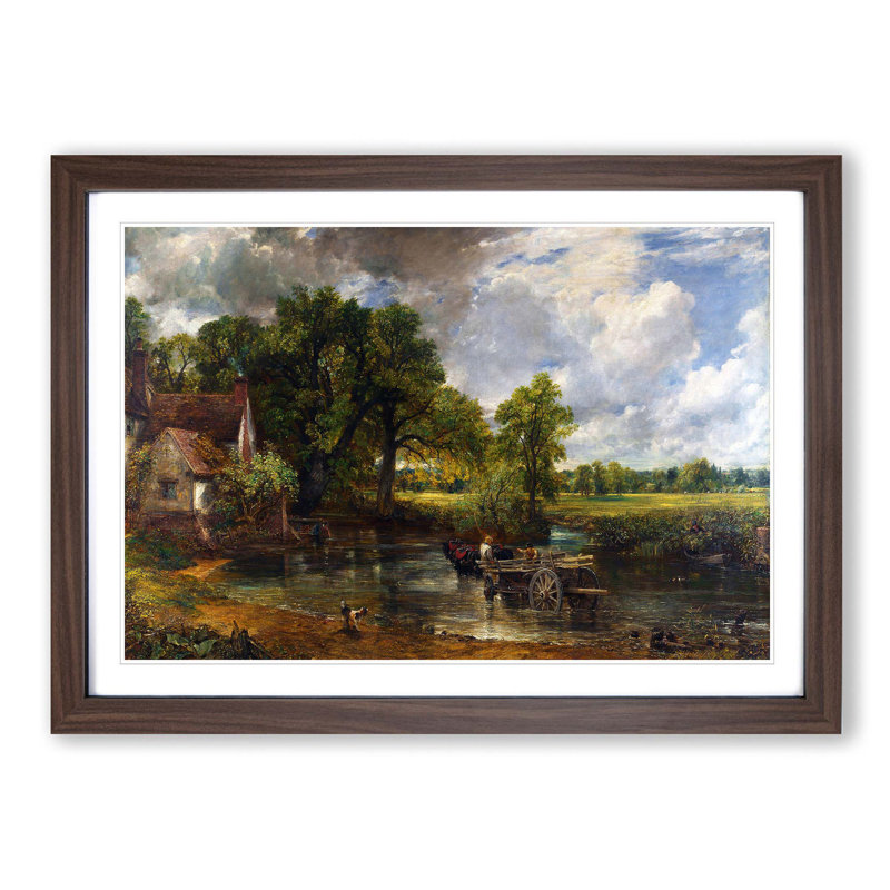 John Constable - Single Picture Frame Painting, Walnut