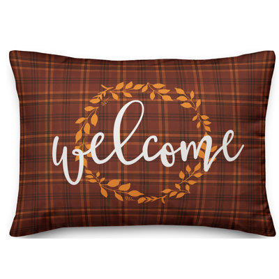  Housse de coussin Welcome