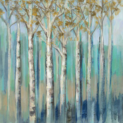 Bouleaux à l'aube