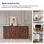 Buffet 61 "moderne sans poignée avec tablettes réglables - Buffet luxueux-1898510813