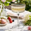 260ml Gold Rim Champagne Coupe Glasses Cocktail Wine Martini Glassware Barware-2061898040