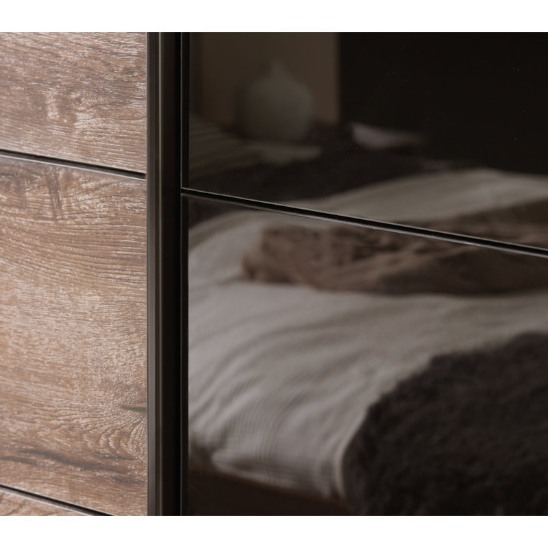 Absher 2 Door Manufactured Wood Wardrobe