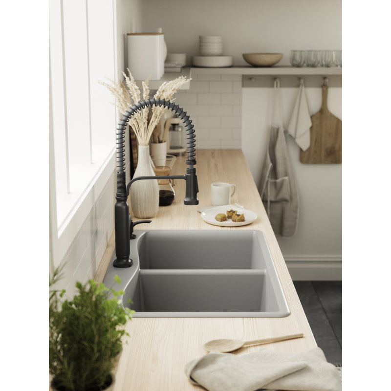 Yepsen Glass Undermount Bathroom Sink, Gray