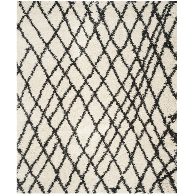 Sgb-Belize Shag Performance Geometric Rug, Rectangle 8' x 10'