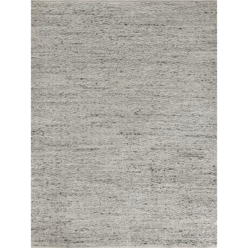 Lauryn Hand-Loomed Gray/Charcoal Area Rug, Rectangle 5' x 8'