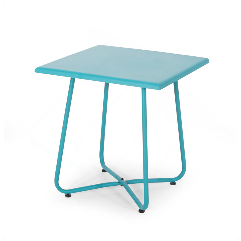 ALDER 18" SIDE TABLE, Teal