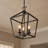 Hastings 10" W 3-Light Geometric Lantern Chandelier-1518668588