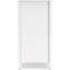 Bibliothèque à 3 niveaux avec 2 tablettes réglables, blanc