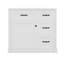 Ensemble de meuble-lavabo 36 po avec lavabo, meuble de rangement à structure en bois avec 2 tiroirs et 2 tiroirs basculants, tablette réglable-120263384