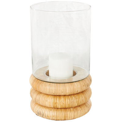 Lampe ouragan ronde en verre Delevan Cole and Gray