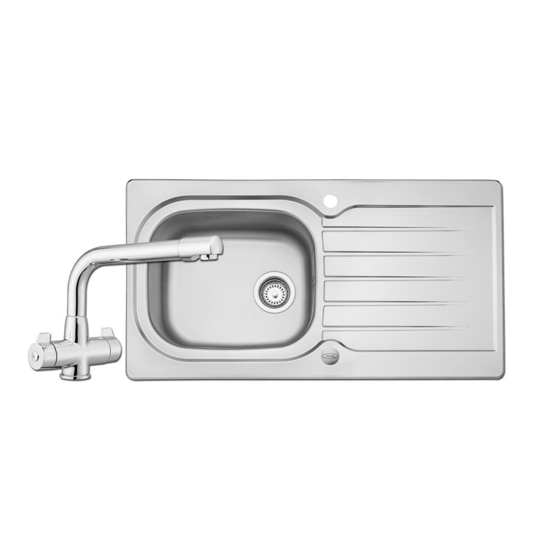Eaton 950 x 508mm single bowl pack - TDR1CM/