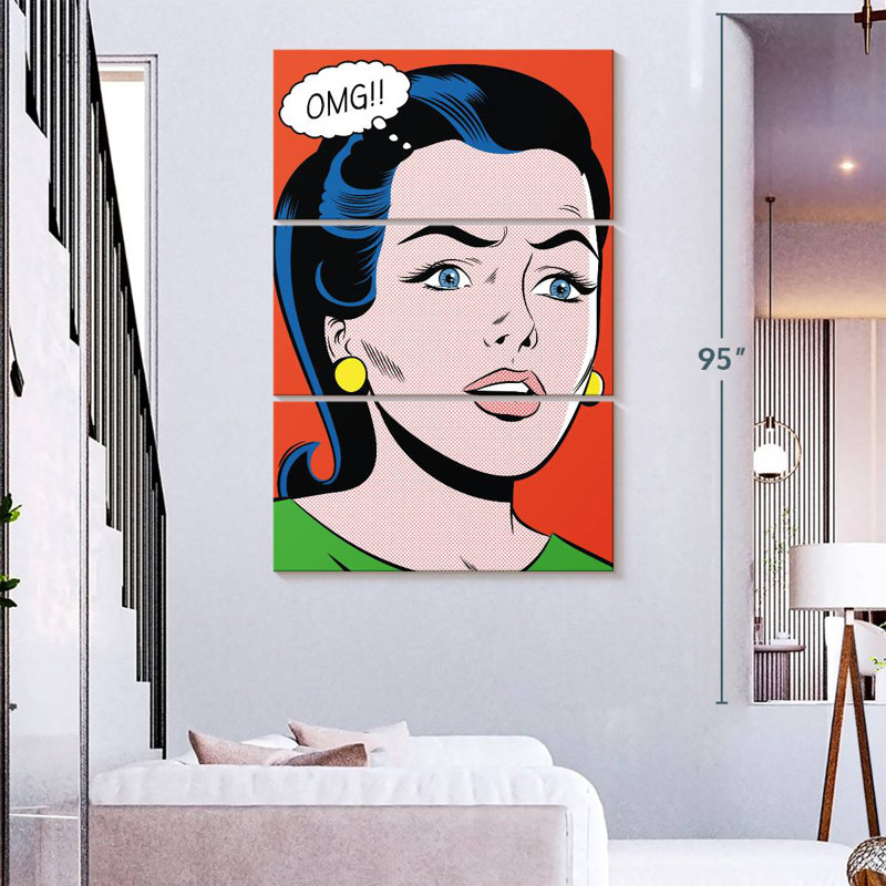 Leisha OMG, 74" H x 48" W