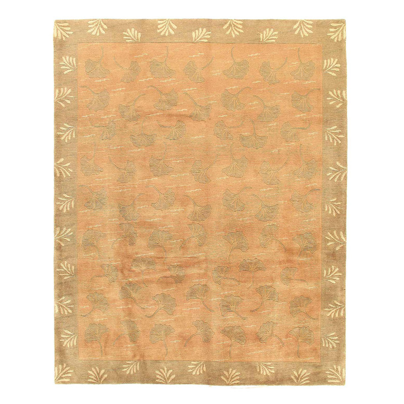 Fine Hand Knotted Tabatian Japanese leaf rug 9'x12'