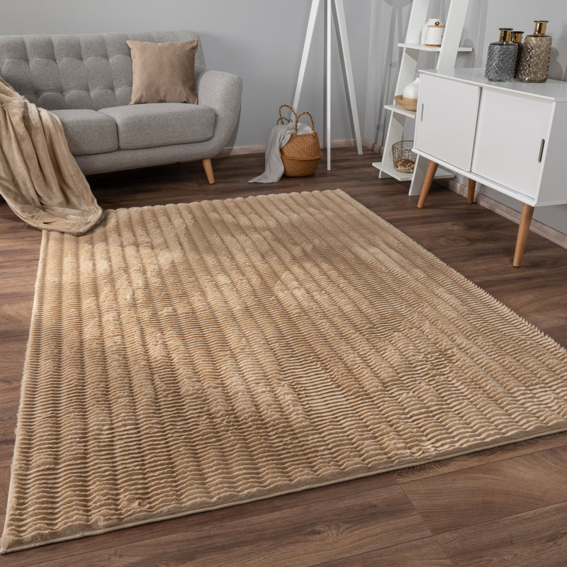 Kahla Solid Colour Area Rug, Rectangular 80 x 150cm