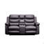 Causeuse inclinable avec housse de console centrale