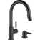 Trask Pull Down Single Handle Kitchen Faucet with MagnaTite Docking Technology and Soap Dispenser