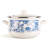 STP-Goods Blue Toile De Jouy 2.2 Quarts Stock Pot, Soup Pot