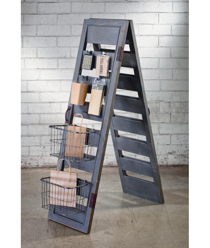 Metal Basket for Shutter Ladder Displays