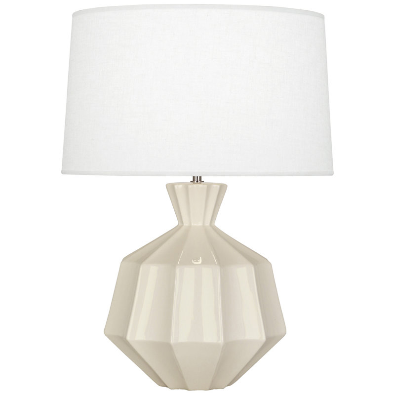 Orion 27" Table Lamp, Bone, 27" H x 19.5" W x 19.5" D