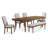 Leangela Solid Wood Base Dining Table