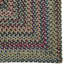 Tapis d'intérieur réversible et multicolore en nylon tressé, polyester et laine Walnut Cove