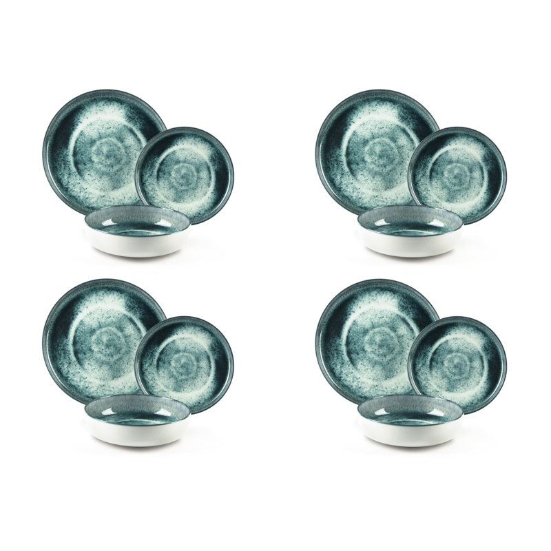 Atena Piece Ceramic Dinnerware Set - Service for 4