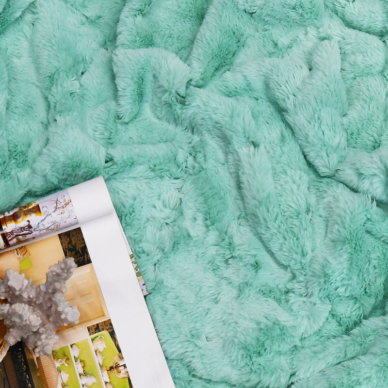Jacquard Throw Blanket, Blue
