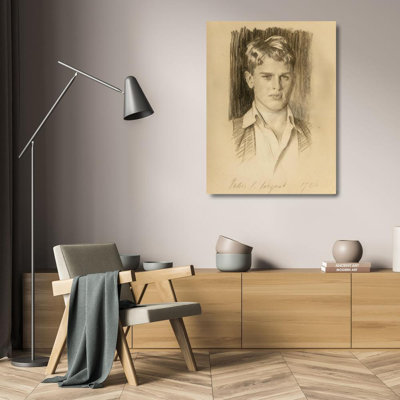 «Portrait of Henry Sturgis Russell» par John Singer Sargent - Art mural sur toile tendue avec châssis