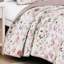 Ensemble de couvre-lit 3 pièces en microfibre imprimée - literie à motif floral élégant en microfibre douce-122003317-122003312