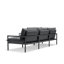 101.5'' Wide Outdoor Reversible Patio Sectional with Sunbrella Cushions-262939990
