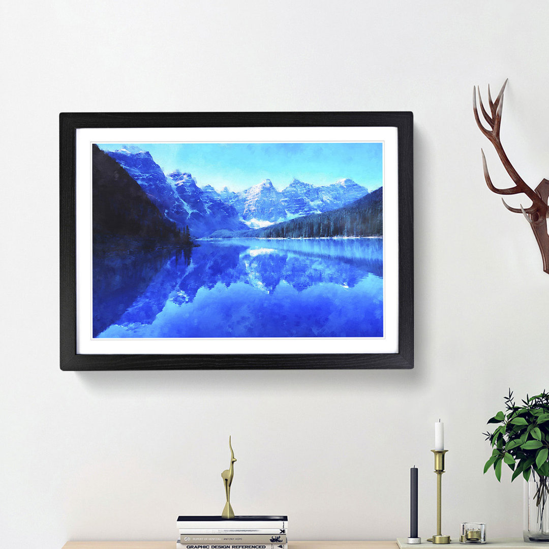 Moraine Lake in Banff Canada - Framed Print