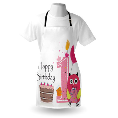 Birthday No Pattern Bib Apron