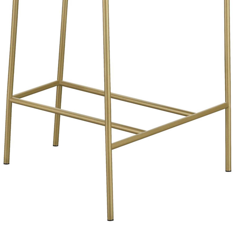 Low Back Upholstered Stool