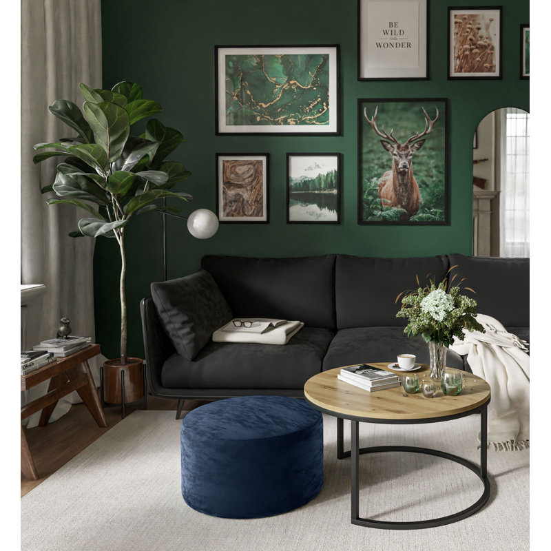 Hataway Frame Coffee Table, Artisan Oak