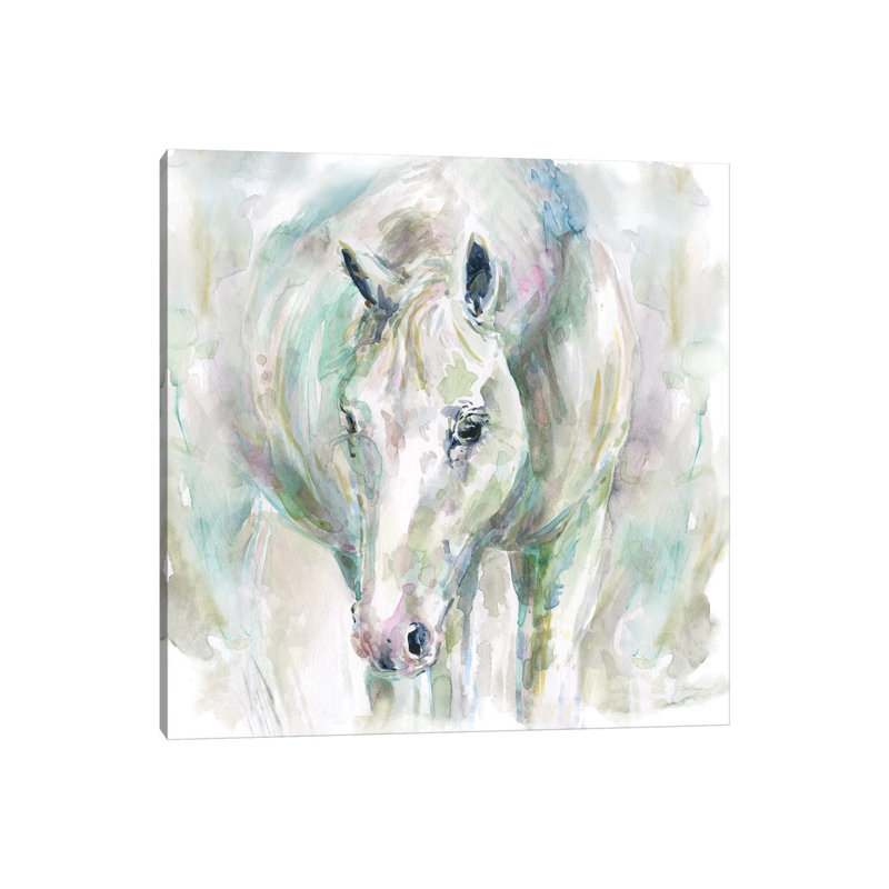Garden Visit by Carol Robinson - Print on Canvas, Wrapped Canvas, 66.04 cm H x 66.04 cm W x 3.175 cm D
