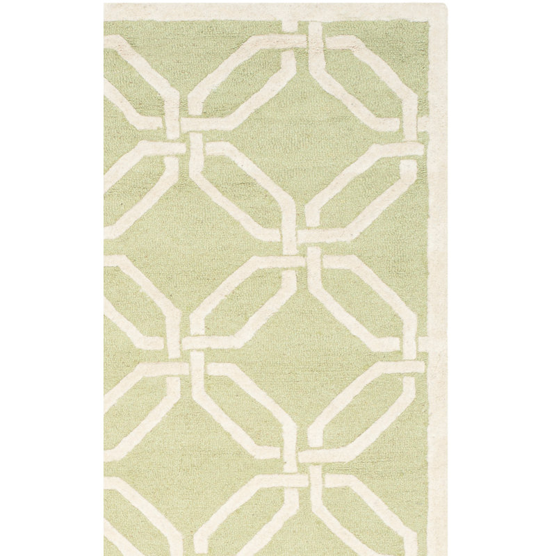 Cambridge Hand Tufted Wool Geometric Rug, Rectangle 2' x 3'