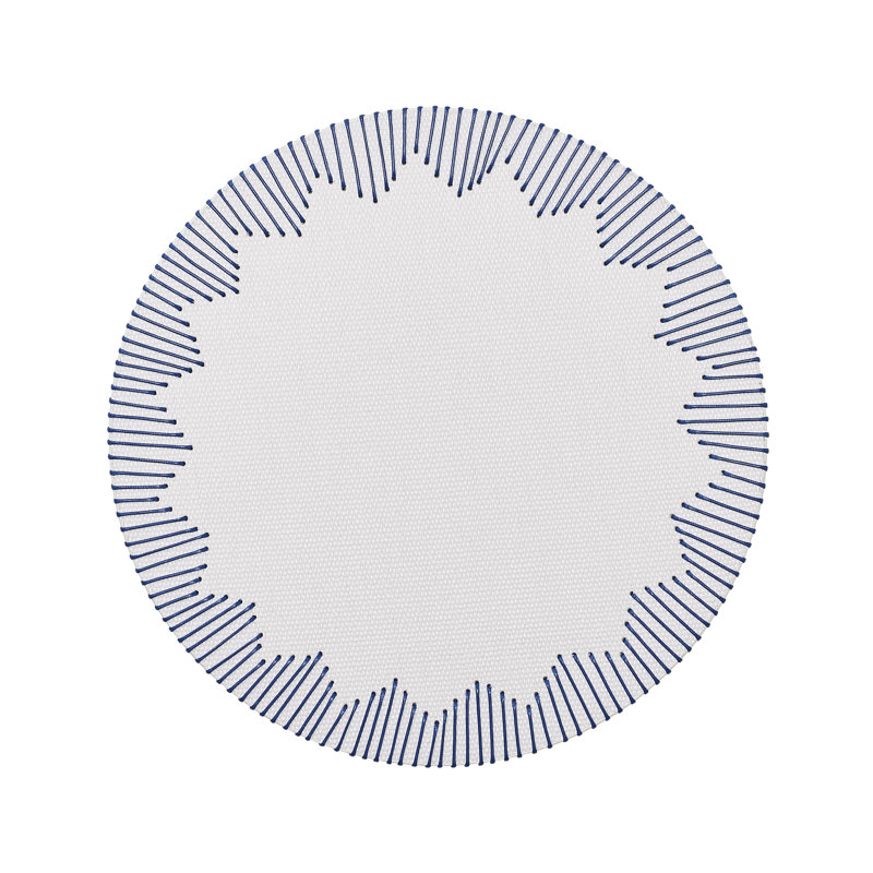 Dreamweaver Placemat, White/Blue