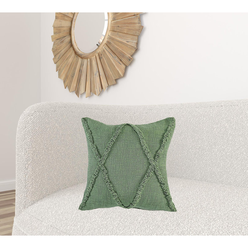  Coussin Diamond, Vert forêt