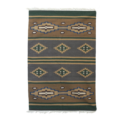 Mulhall Wool Abstract Indoor Rug