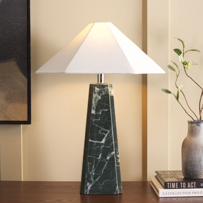 Rylan 25 Inch Marble Table Lamp
