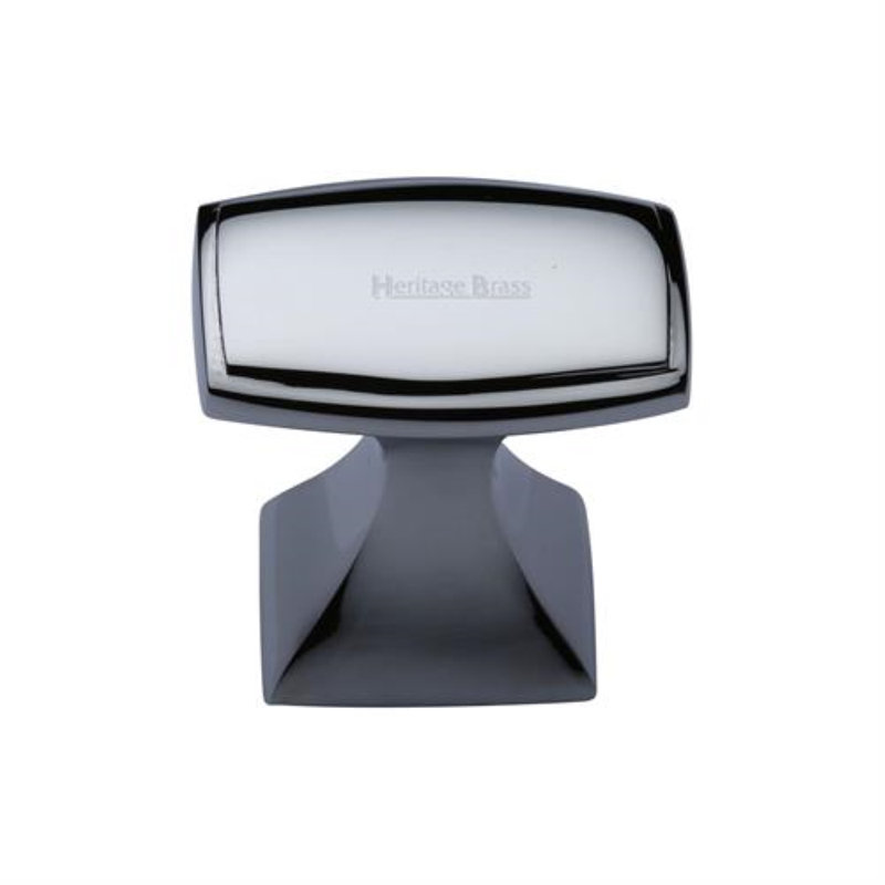 Heritage Brass Heritage Cabinet Knob Deco Design 32mm, Polished Chrome