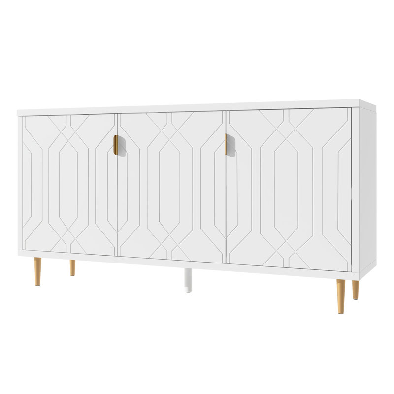 Meggin Accent Cabinet, White