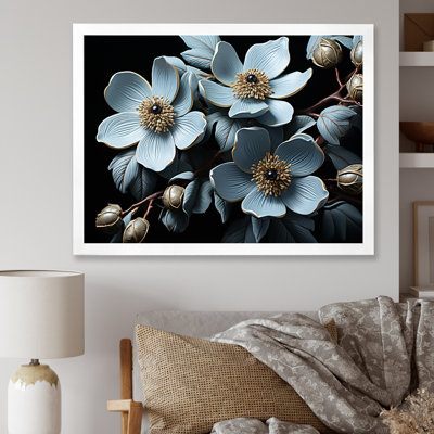 Dogwood noir rêverie sur toile