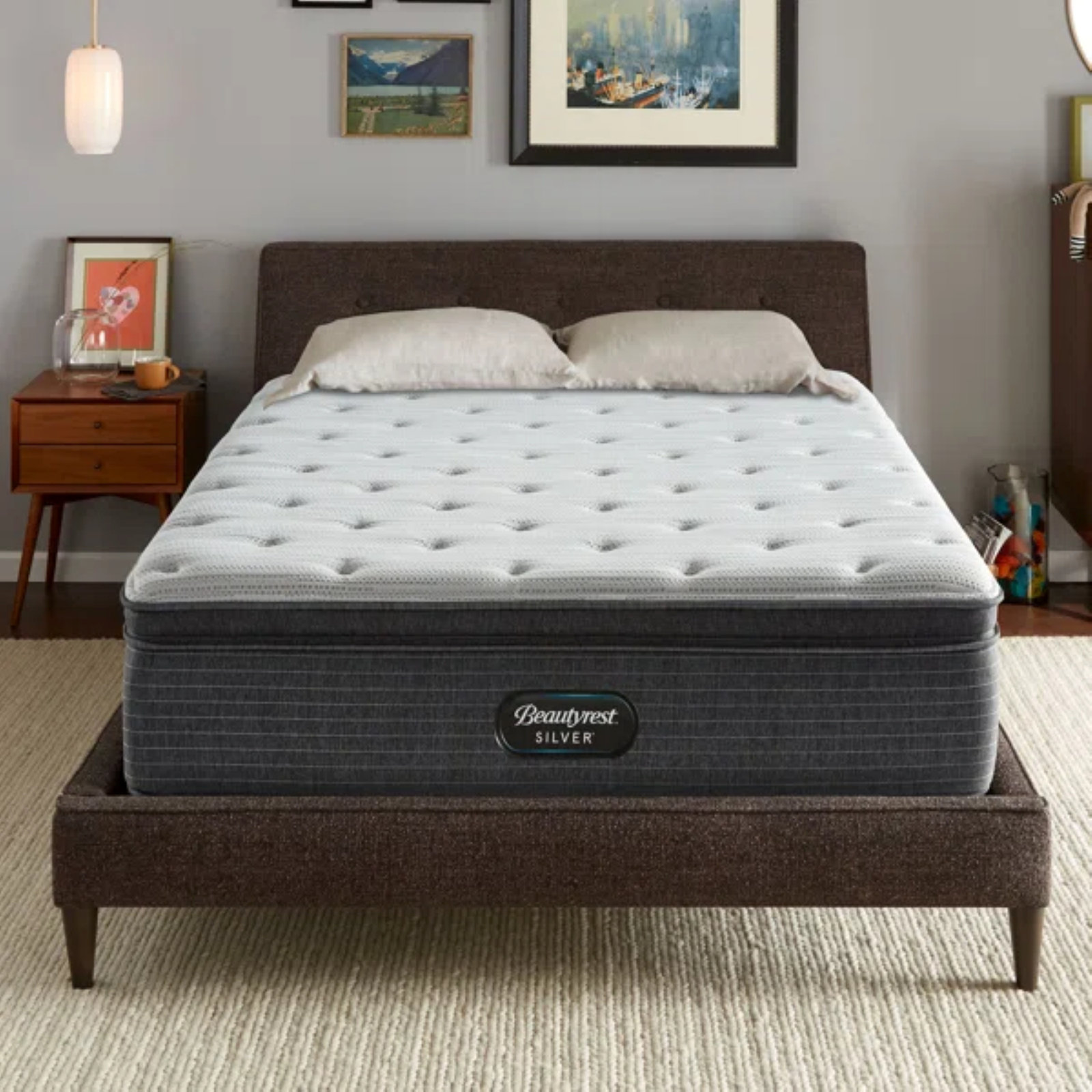 Beautyrest 14.75" Plush Pillow Top Innerspring Mattress, Twin
