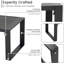 Table basse de patio en aluminium