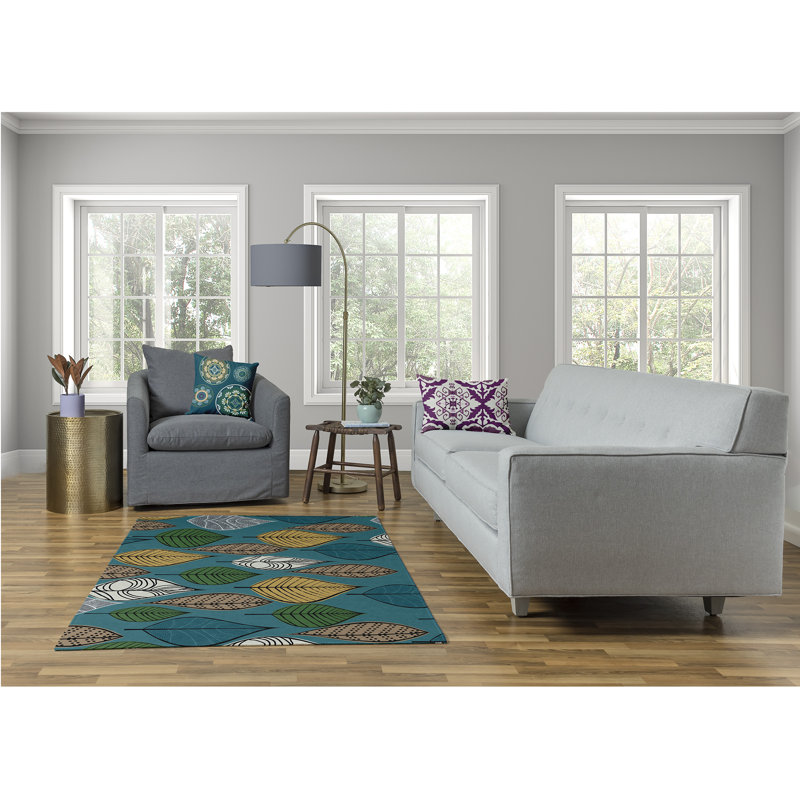Chenille Indoor Rug, Rectangle 4' x 6'